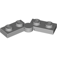 Hinge Plate 1 x 4 Swivel Top / Base - Solid Clip [Complete Assembly]