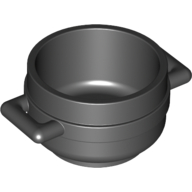 Equipment Pot / Cauldron 3 x 3 x 1 & 3/4 with Handles