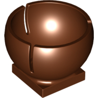 Cylinder Hemisphere 2 x 2 Ball Turret Socket Base