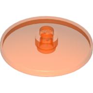 Dish 4 x 4 Inverted (Radar) with Solid Stud