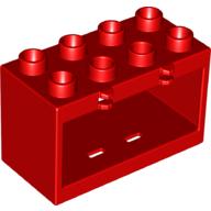Duplo Container Box 2 x 4 x 2 with Open Sides