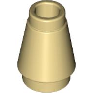 Image of part Cone 1 x 1 [Top Groove]