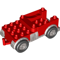 Duplo Truck Chassis with Silver Trim (Packer)