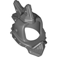 Helmet Spiked Top with Grill and Open Front and Back