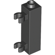 Brick Special 1 x 1 x 3 with 2 Clips Vertical [Hollow Stud, Open O Clips]