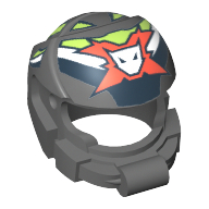 Helmet Space with Team Extreme Logo Print