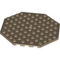 Plate Special 10 x 10 Octagonal with Hole