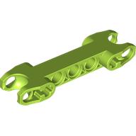 Technic Axle and Pin Connector 2 x 7 with Two Ball Joint Sockets, Squared Ends, Open Side Axle Holes