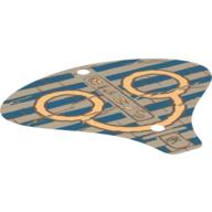 Animal Body Part, Cobra Hood with Hieroglyphs Print