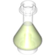 Equipment Bottle / Erlenmeyer Flask with Trans-Bright Green Fluid Pattern