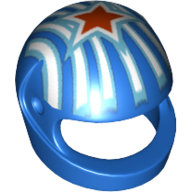 Helmet, Standard with Star and Stripes Print