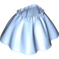 Duplo Skirt with White Strips print