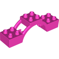 Duplo Brick Arch 2 x 8 x 2 with Support