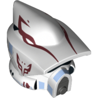 Helmet ARF Trooper, Elite, Dark Red Markings Print
