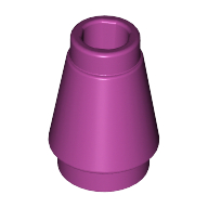 Cone 1 x 1 [Top Groove]