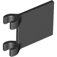 Flag 2 x 2 Square, Flat Clip Edge [Thick Clips]