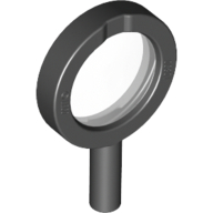 Equipment Magnifying Glass with Thick Frame, Solid Handle, Trans-Clear Lens