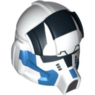 Helmet Clone Pilot with Elongated Breathing Mask and 501st Print