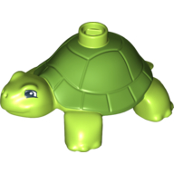 Duplo Animal Turtle with Green Back