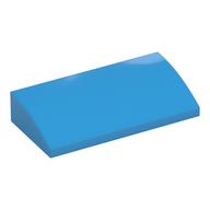 Slope Brick Curved 2 x 4 x 2/3 No Studs, with Bottom Tubes