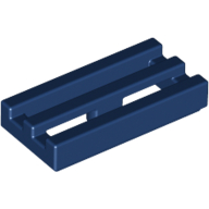 Tile Special 1 x 2 Grille with Bottom Groove