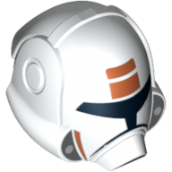 Helmet Republic Trooper with Orange Print
