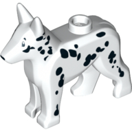 Animal, Dog, Alsatian / German Shepherd (Police Dog) with Dalmatian Print