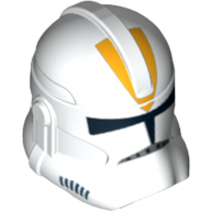 Helmet Clone Trooper Phase 2, Closed Front, Bright Light Orange 212th Legion Markings Print