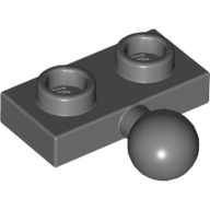Plate Special 1 x 2 with 5.9mm Centre Side Towball