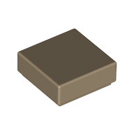 Tile 1 x 1 with Groove