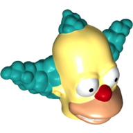 Minifig Head Special, Simpsons, Krusty the Clown