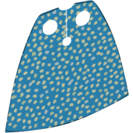 Neckwear Cape, Standard with Silver Glitter Print [Traditional Starched Fabric]