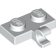 Image of part Plate Special 1 x 2 with Clip Horizontal on Side