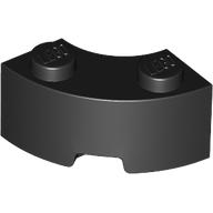 Brick, Round Corner 2 x 2 Macaroni with Stud Notch and Reinforced Underside
