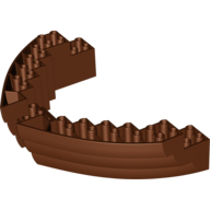 Boat Hull Section, Brick 16 x 10 x 3