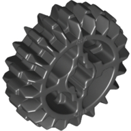 Technic Gear 20 Tooth Double Bevel with Axle Hole Type 1 [+ Opening]