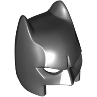 Minifig Mask, Batman Cowl Open Chin [Plain]