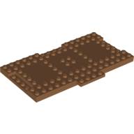 Brick Special 8 x 16 with 1 x 4 Indentations and 1 x 4 Plate