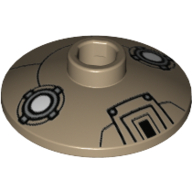 Dish 2 x 2 Inverted [Radar] with Machinery (Dalek Head) print