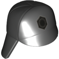 Hat, Crew Cap with Silver First Order Insignia Print