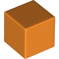 Minifig Head Special, Cube [Plain]