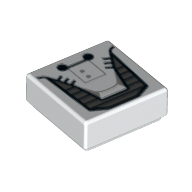 Tile 1 x 1 with SW Galactic Empire Jetpack print