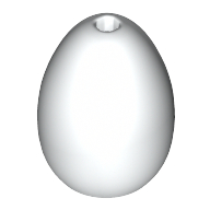 Image of part Food Egg with 1.5mm Hole [Plain]