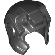 Helmet Space with Open Face Rounded, Top Hinge