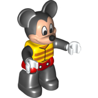 Duplo Figure Mickey Mouse with Yellow Lifejacket - Figure 31