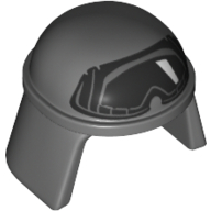 Helmet Imperial Pilot, Smooth with Black Goggles Print (AT-ST Pilot)