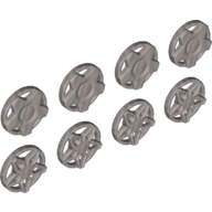 LEGO part Wheel Covers 5 Spoke Flat and 5 Spoke Framed - for Wheel 18976