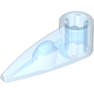 Technic Tooth 1 x 3 with Axle Hole [Rounded Underside]