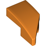 Image of part Slope Curved 2 x 1 with Stud Notch Left