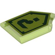 LEGO part Tile Special 2 x 3 Pentagonal Dummy for 70372